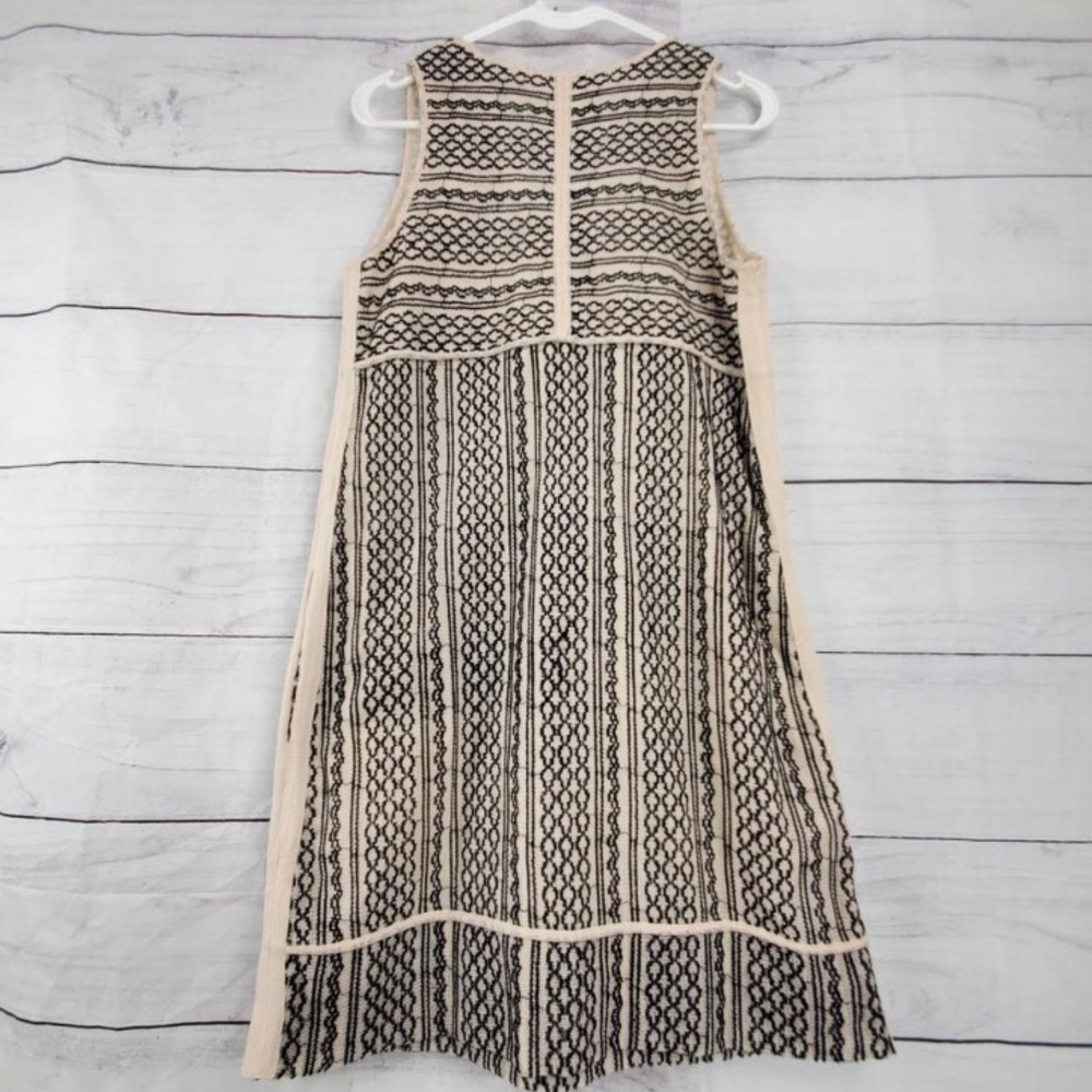 Madewell
White Boho V-neck Embroidered Straight Shift Mini Short Casual Dress
